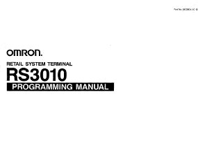 RS-3010 Programming